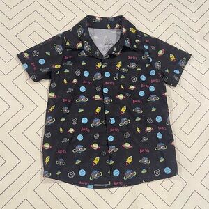Bucee's Space Pattern Button Down